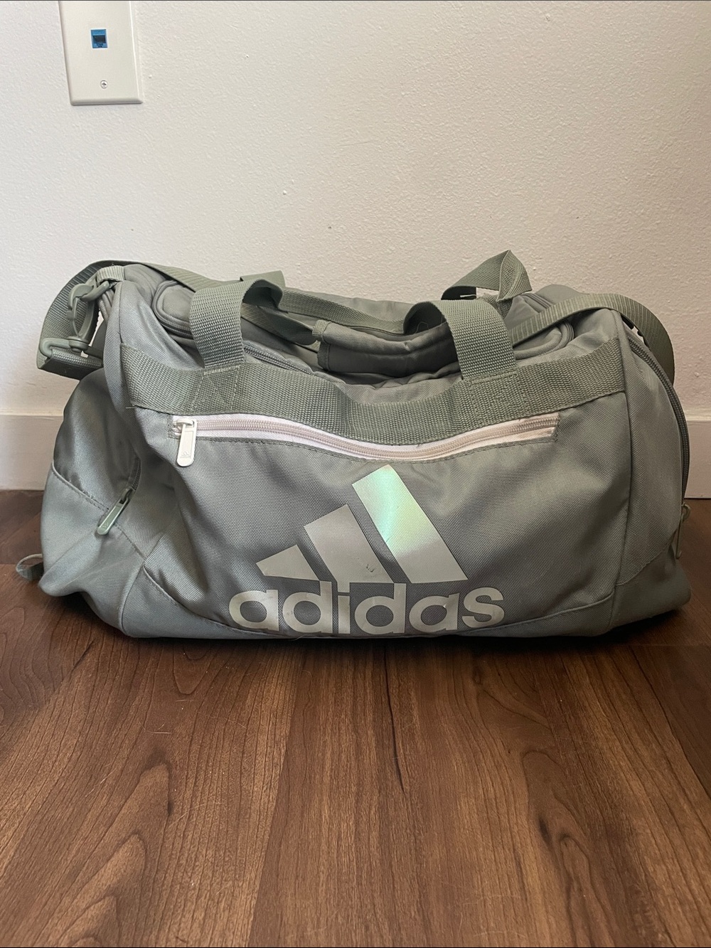 adidas Men’s Light Sage Green Duffel Bag